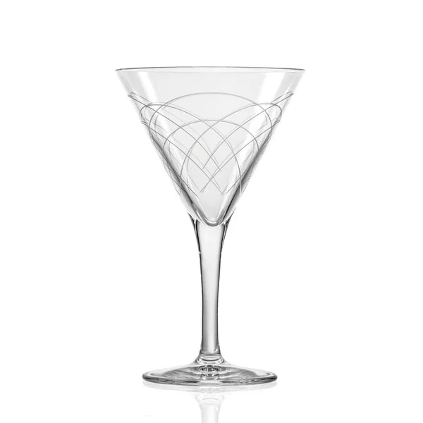 Mid-Century Modern 7.5oz Martini Cocktail Glass