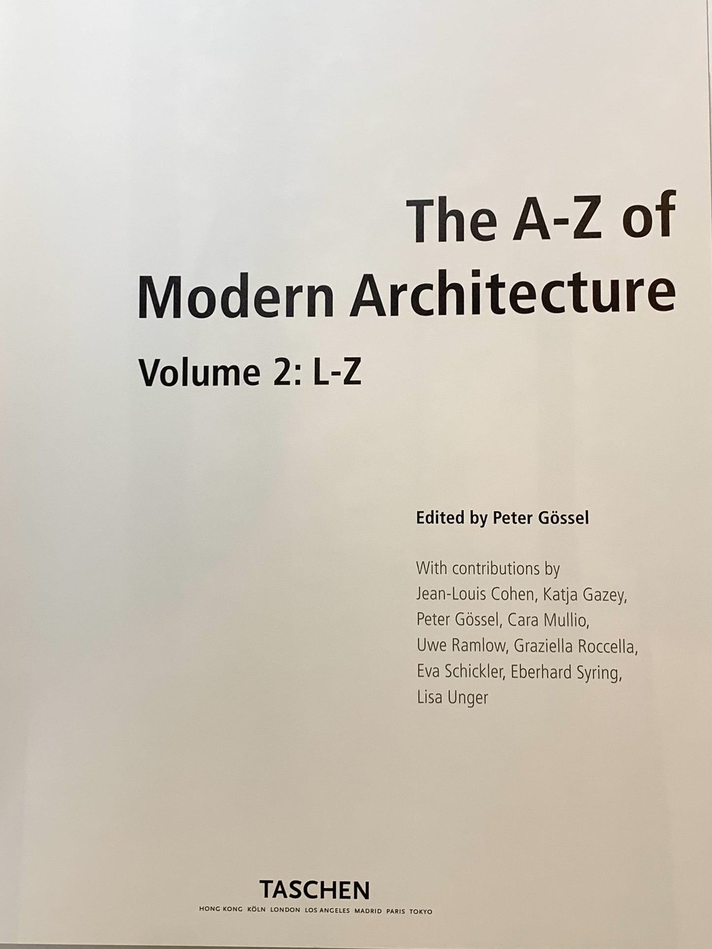 The A-Z of Modern Architecture