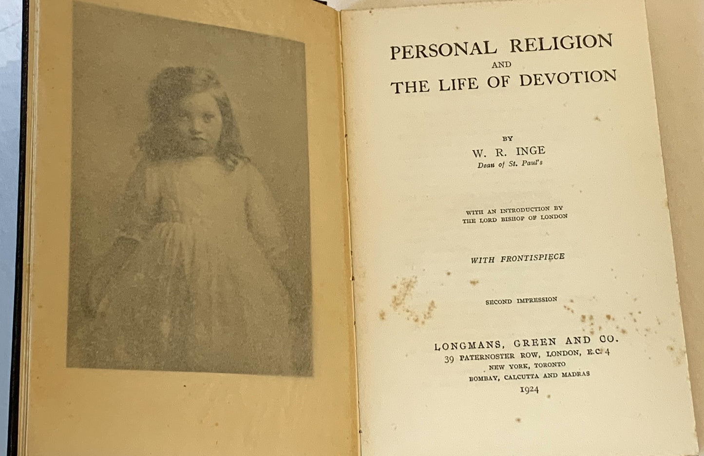 Personal Religion and The Life of Devotion