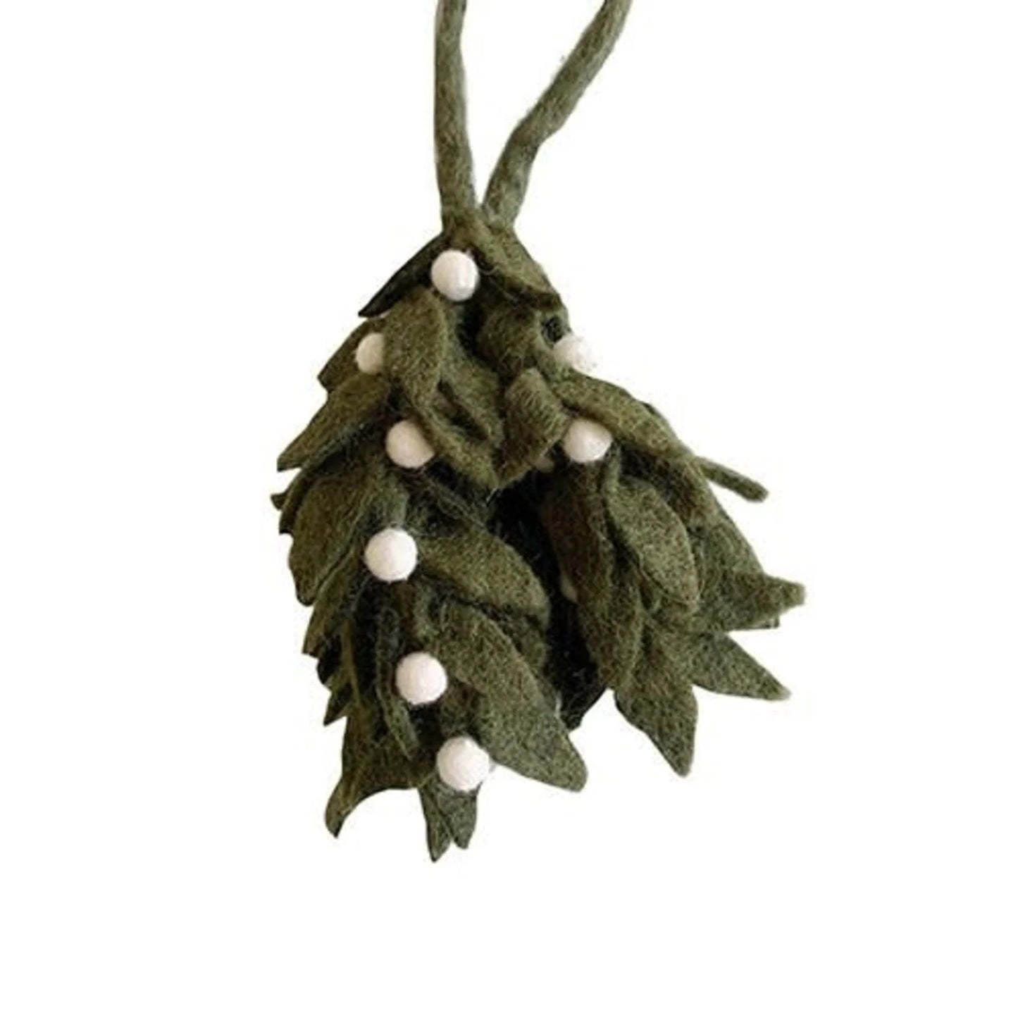 Mistletoe Felt Ornament