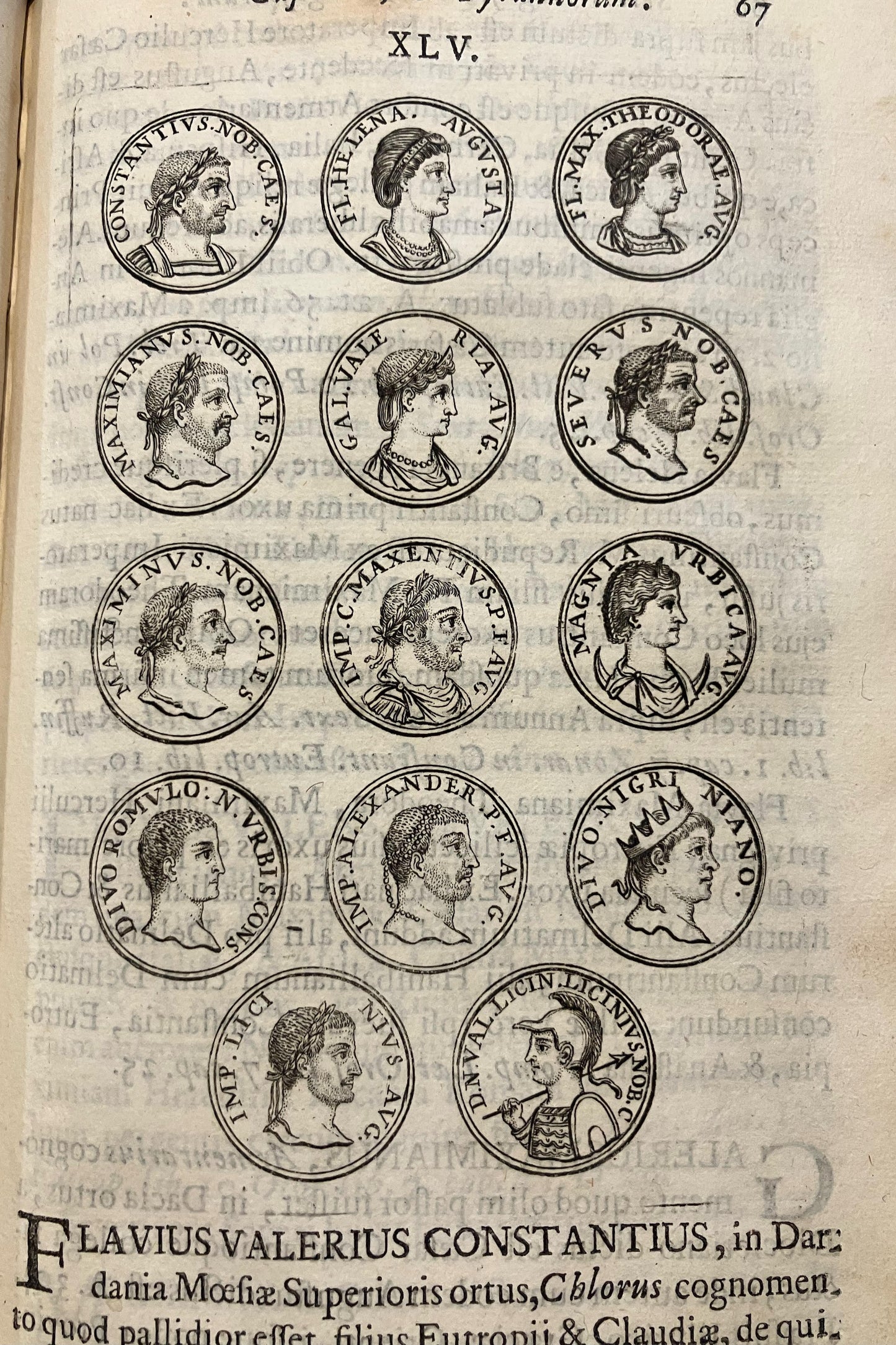 Series Augustorum, Augustarum, Caesarum, et tyrannorum omnium, Tam in Oriente, quam in Occidente, A C. J. Caesare ad Carolum VI. Cum Eorundem Imaginibus Ex Optimorum Numismatum fide ad vivum expressis. Editio tertia. Ab eodem castigata, & aucta.