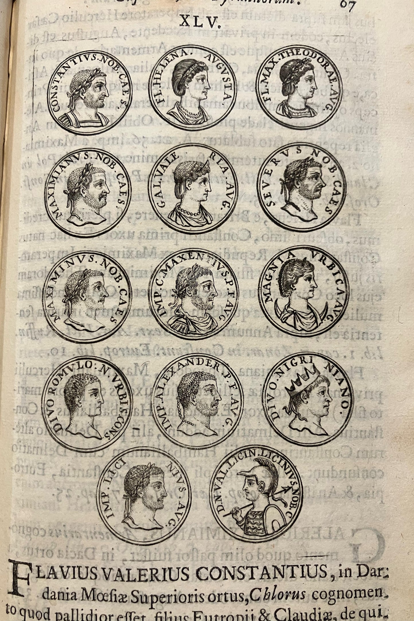 Series Augustorum, Augustarum, Caesarum, et tyrannorum omnium, Tam in Oriente, quam in Occidente, A C. J. Caesare ad Carolum VI. Cum Eorundem Imaginibus Ex Optimorum Numismatum fide ad vivum expressis. Editio tertia. Ab eodem castigata, &amp; aucta.