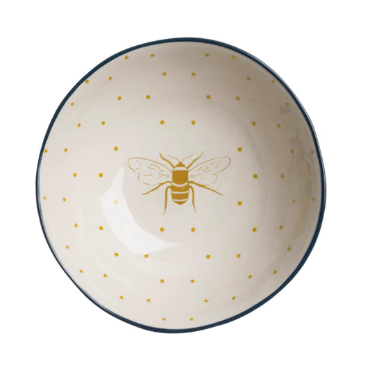 Bees Stoneware Nibbles Bowl