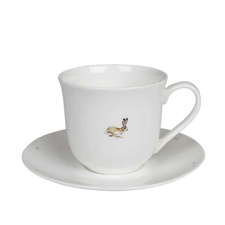 Hare Teacup & Saucer