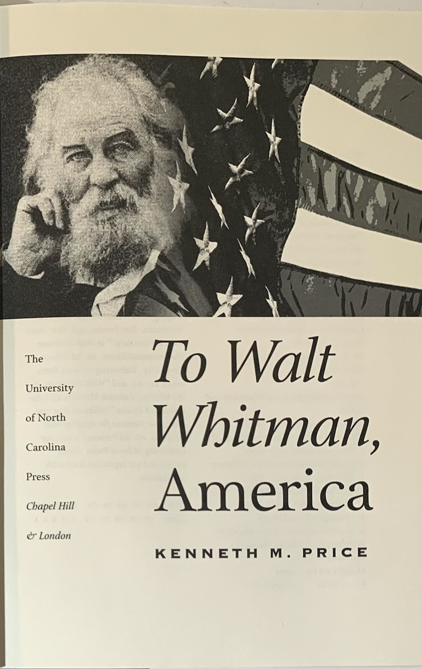 To Walt Whitman, America