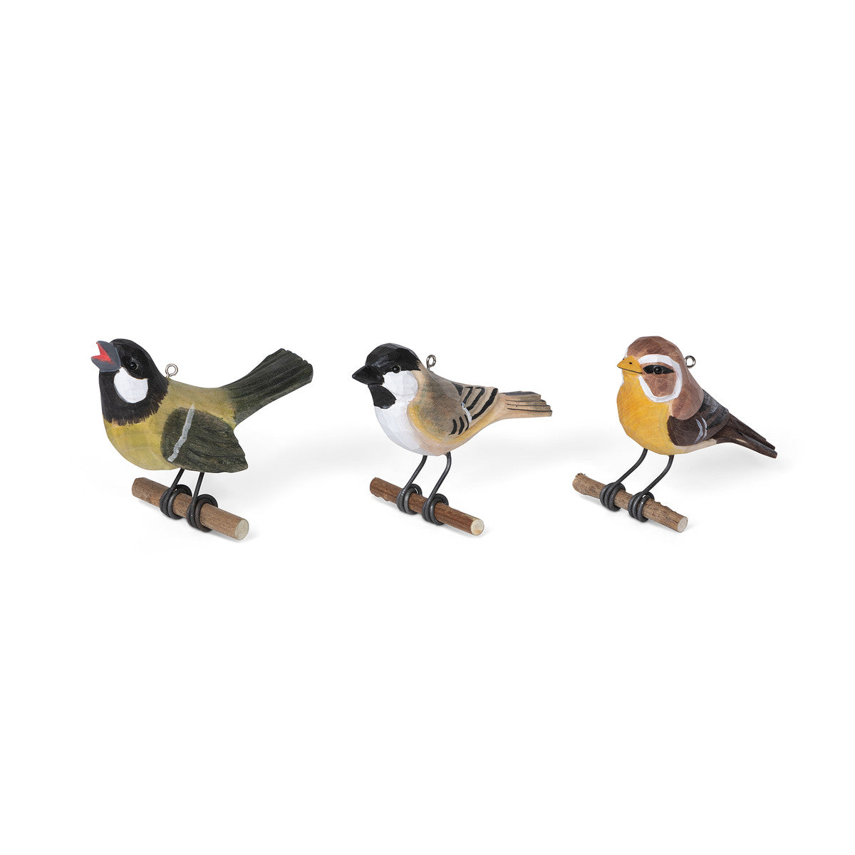 Wildwood Bird Ornament Hand Carved