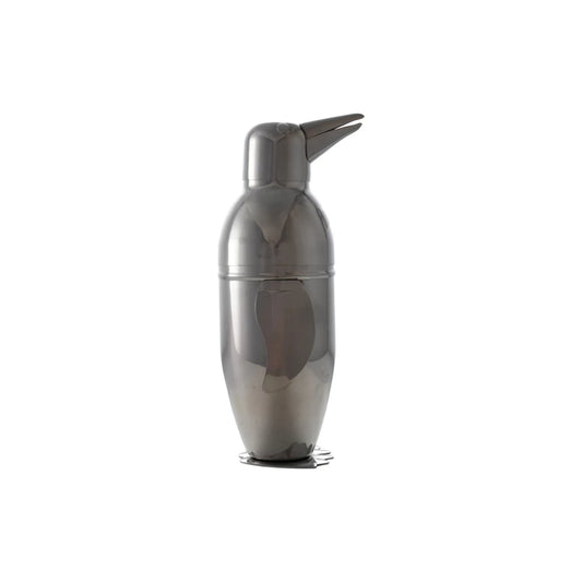 Stainless Steel Penguin Shaped Cocktail Shaker 16 oz.