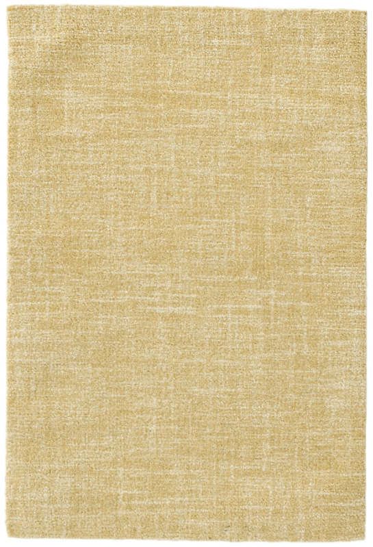 2x3 Rug, Crosshatch Gold Wool