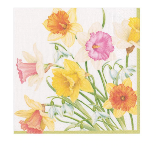 Luncheon Napkins, Daffodil Waltz