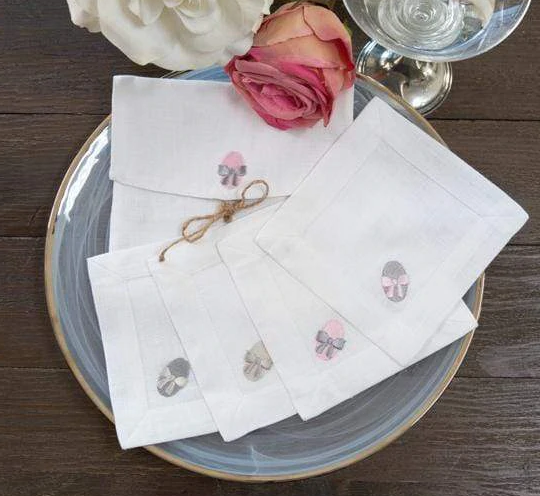 Easter Eggs Cocktail Napkin Set