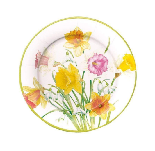 Salad & Dessert Plates, Daffodil Waltz