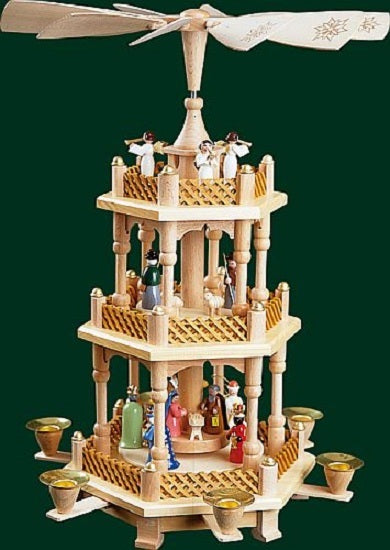 Nativity German Pyramid, 2 Tier