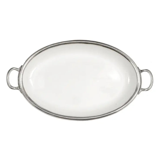 Tuscan Oval Tray with Handles