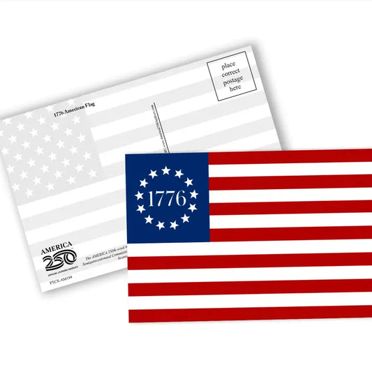 1776 American Flag Postcard