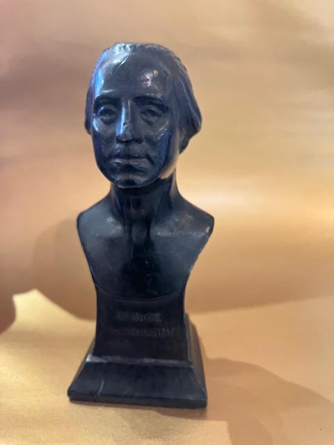 Vintage Pot Metal George Washington Bust