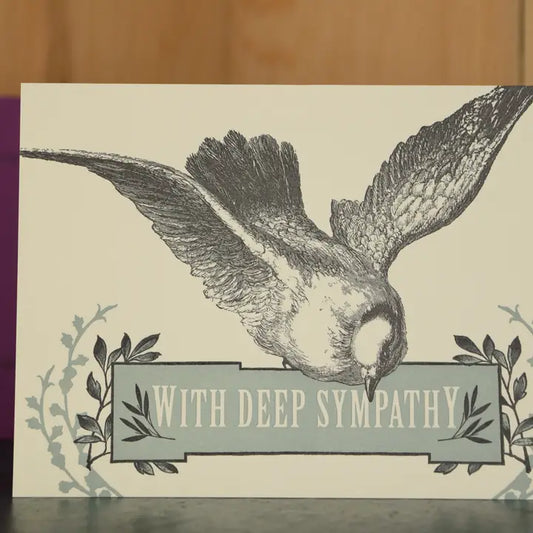 Bird Sympathy Card