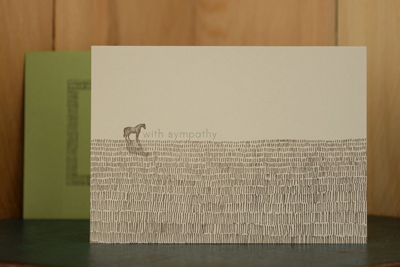 Horse Sympathy Card