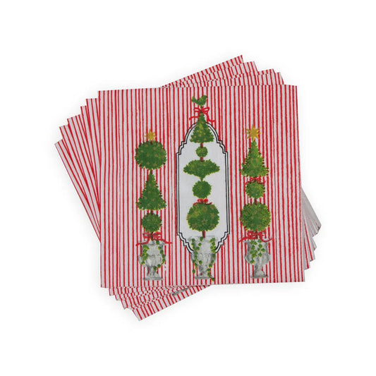 Eloise Red Cocktail Napkins - 20 Per Package