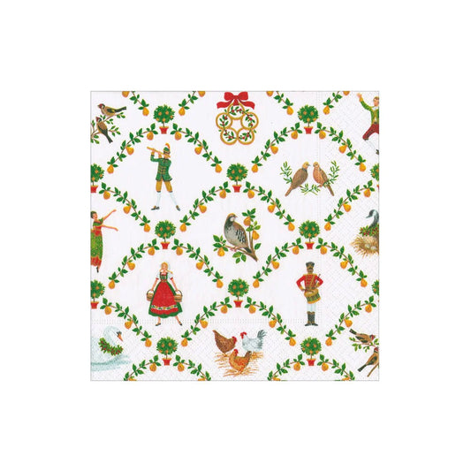 Cocktail Napkin On the Twelfth Day