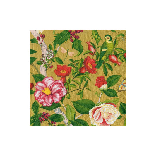 Cocktail  Napkin Christmas Chinoiserie