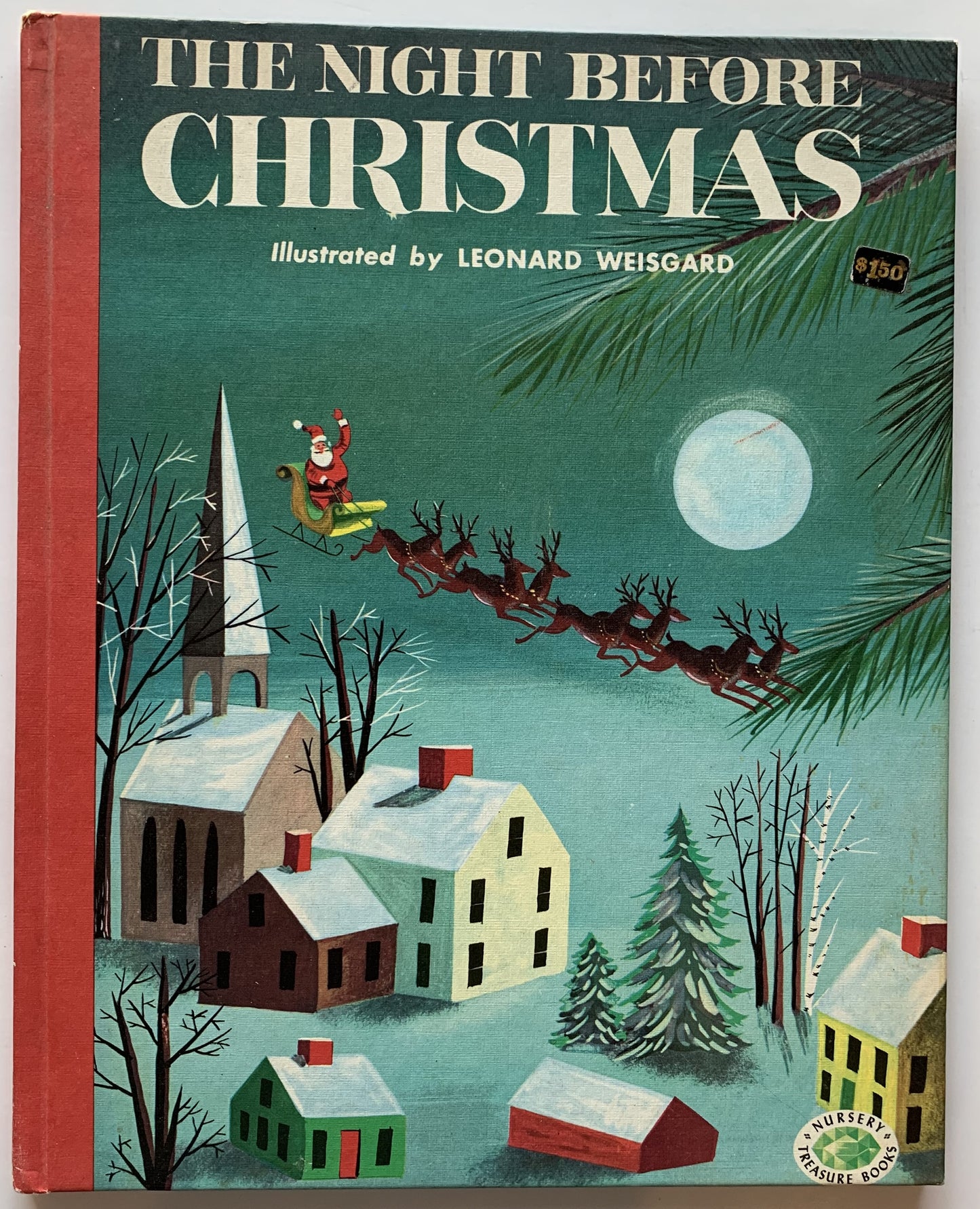 The Night Before Christmas illustrated by Leonard Weisgard 1975 edition