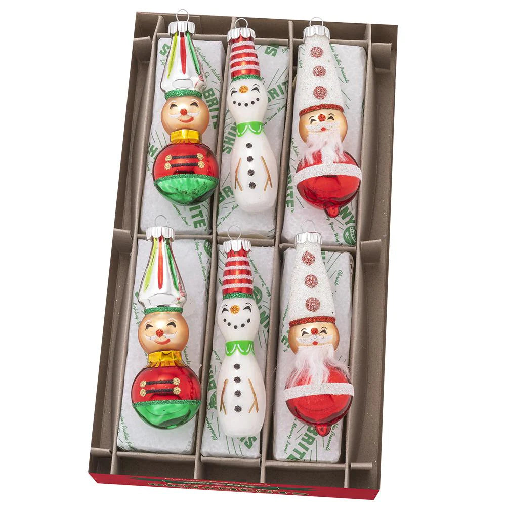 Holiday Splendor 6 Count 2.5 '' Decorated Figures