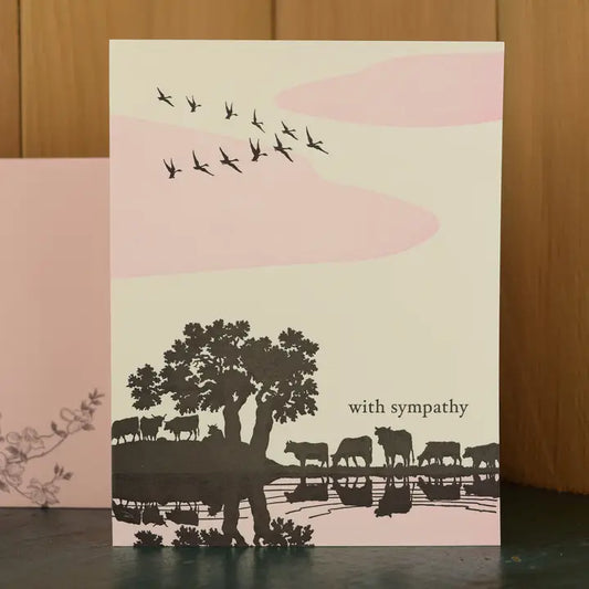 Cows Sympathy card