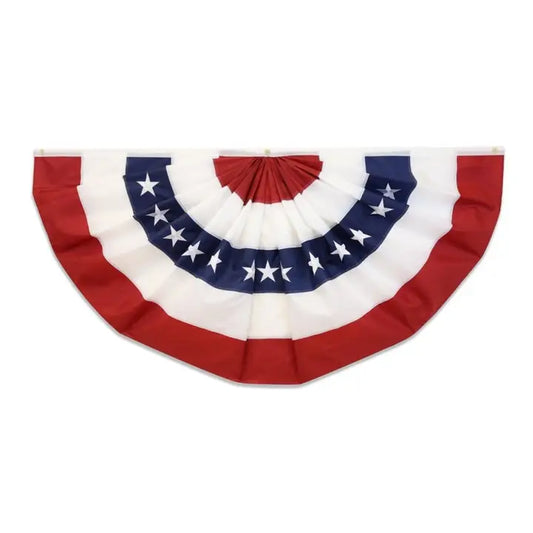 USA Embroidered Bunting Flag 3x1.5ft