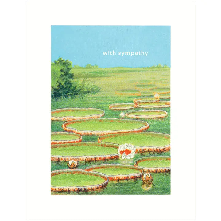 Pond Sympathy Greeting Card