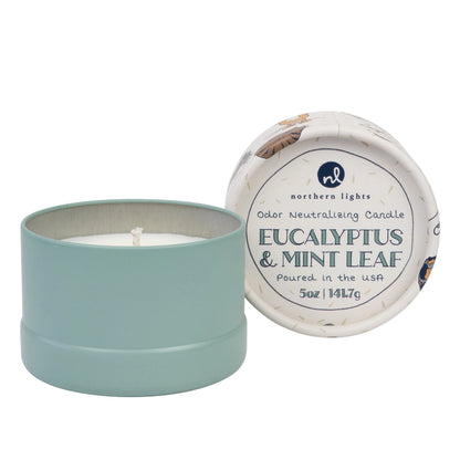 Pet Odor Neutralizing Candle Eucalyptus & Mint