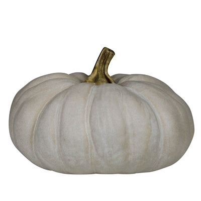 Pumpkin Ceramic White Large