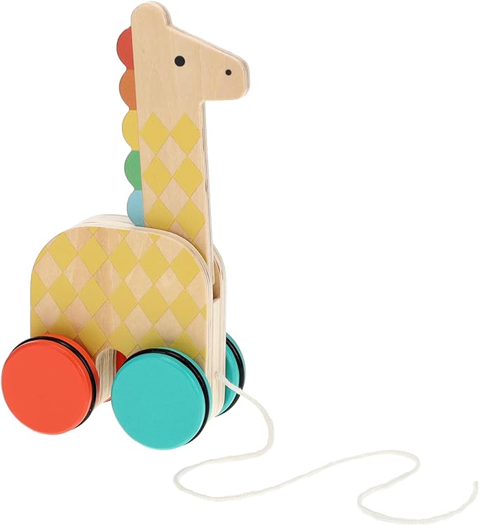 Giraffe on the go Wooden Pull Toy