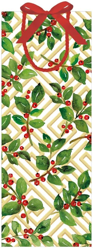 Bottle Bag Holly and Fretwork