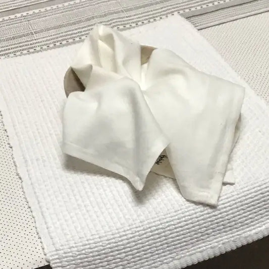 Napkins Woven Homespun Solid White set of 4