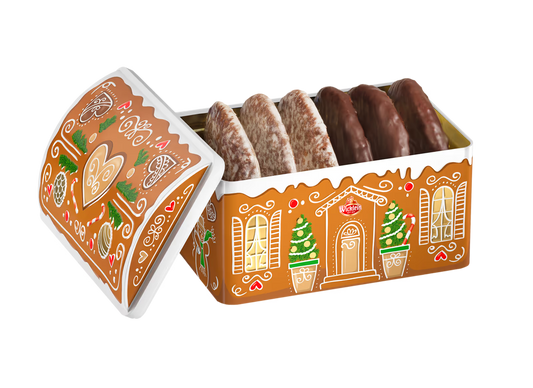 Wicklein Nuremberg Elisen gingerbread box with music box