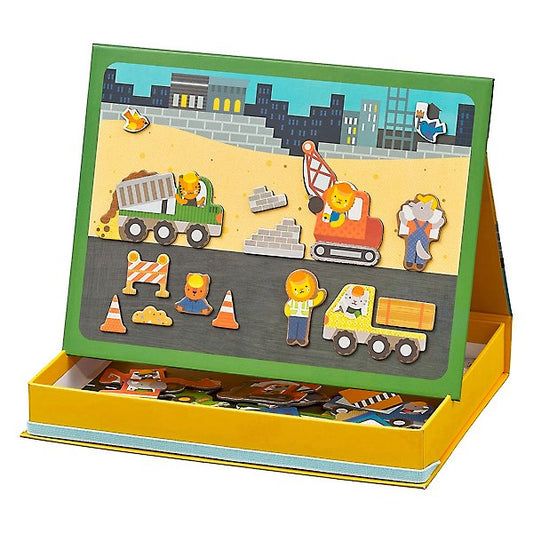 Magnetic Play Scene Construction Site