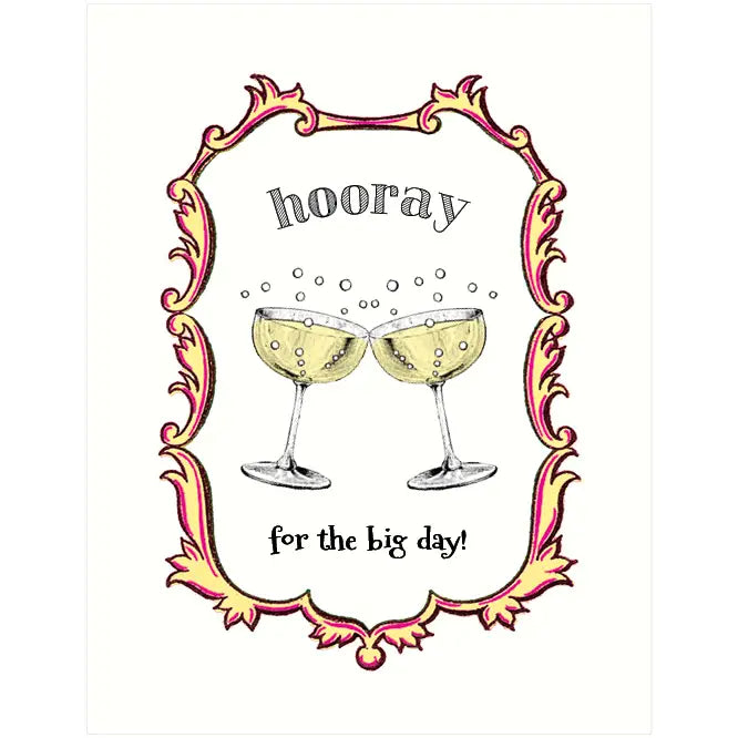 Big Day Wedding Greeting Card