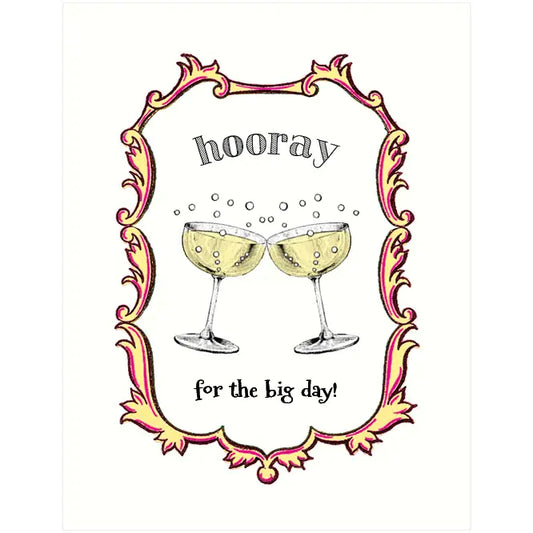 Big Day Wedding Greeting Card