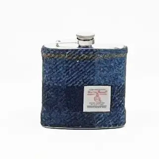 Harris Tweed Hip Flask - Autumn Colours - HT55