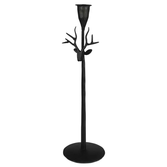 Reindeer Taper Holder Iron