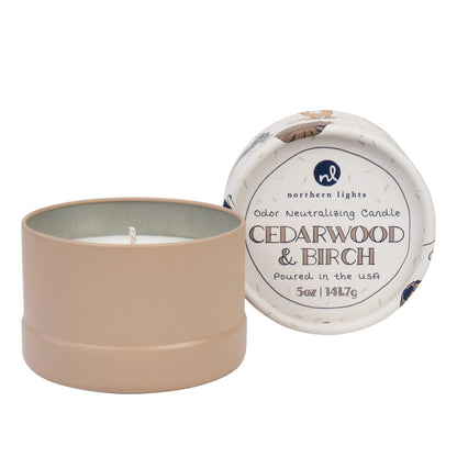 Pet Odor Neutralizing Candle Cedarwood & Birch