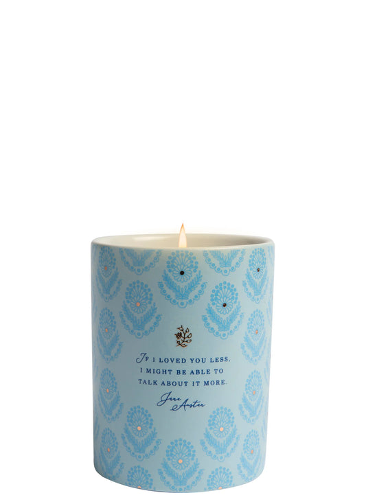 Jane Austen If I Loved You Less Citron & Blossom Scented Candle