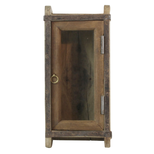 Indus Brick Mold  Cabinet with Glass Door