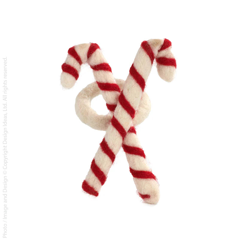 Lilliput™ bottle ornament (candy cane)