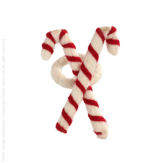 Lilliput™ bottle ornament (candy cane)
