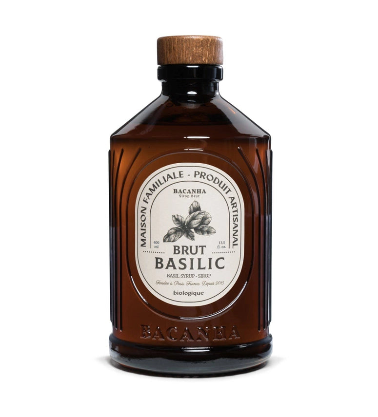 Raw Basil Syrup - Organic 13,5 Fl. oz