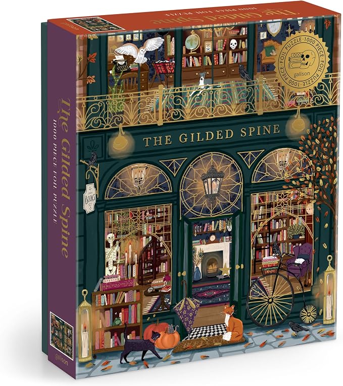The Gilded Spine 1000 Piece Jigsaw Puzzle with Foil for Adults