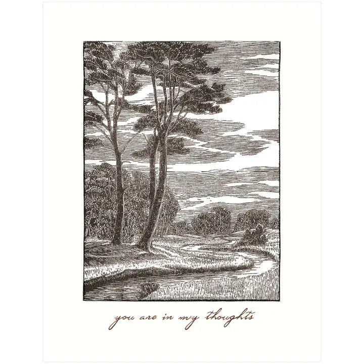 Wandering Stream Sympathy Greeting Card