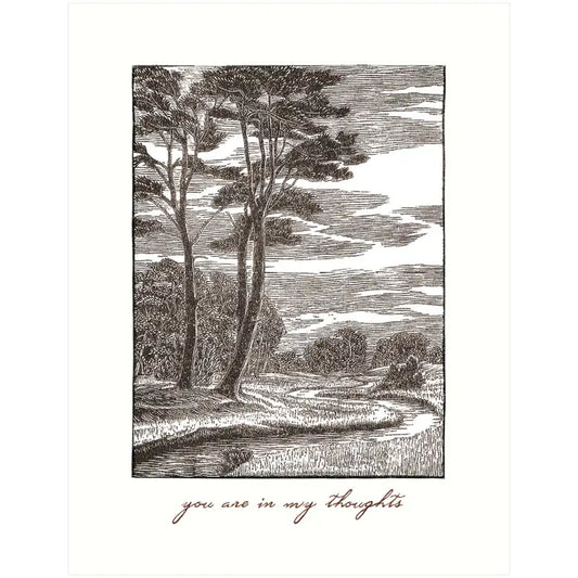Wandering Stream Sympathy Greeting Card