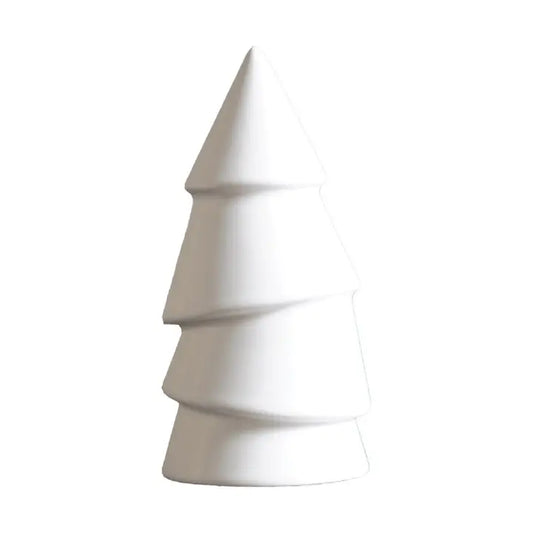 White Ceramic Christmas Tree Med.